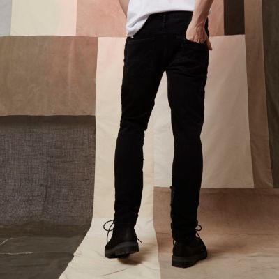 Black Design Forum patchwork jeans